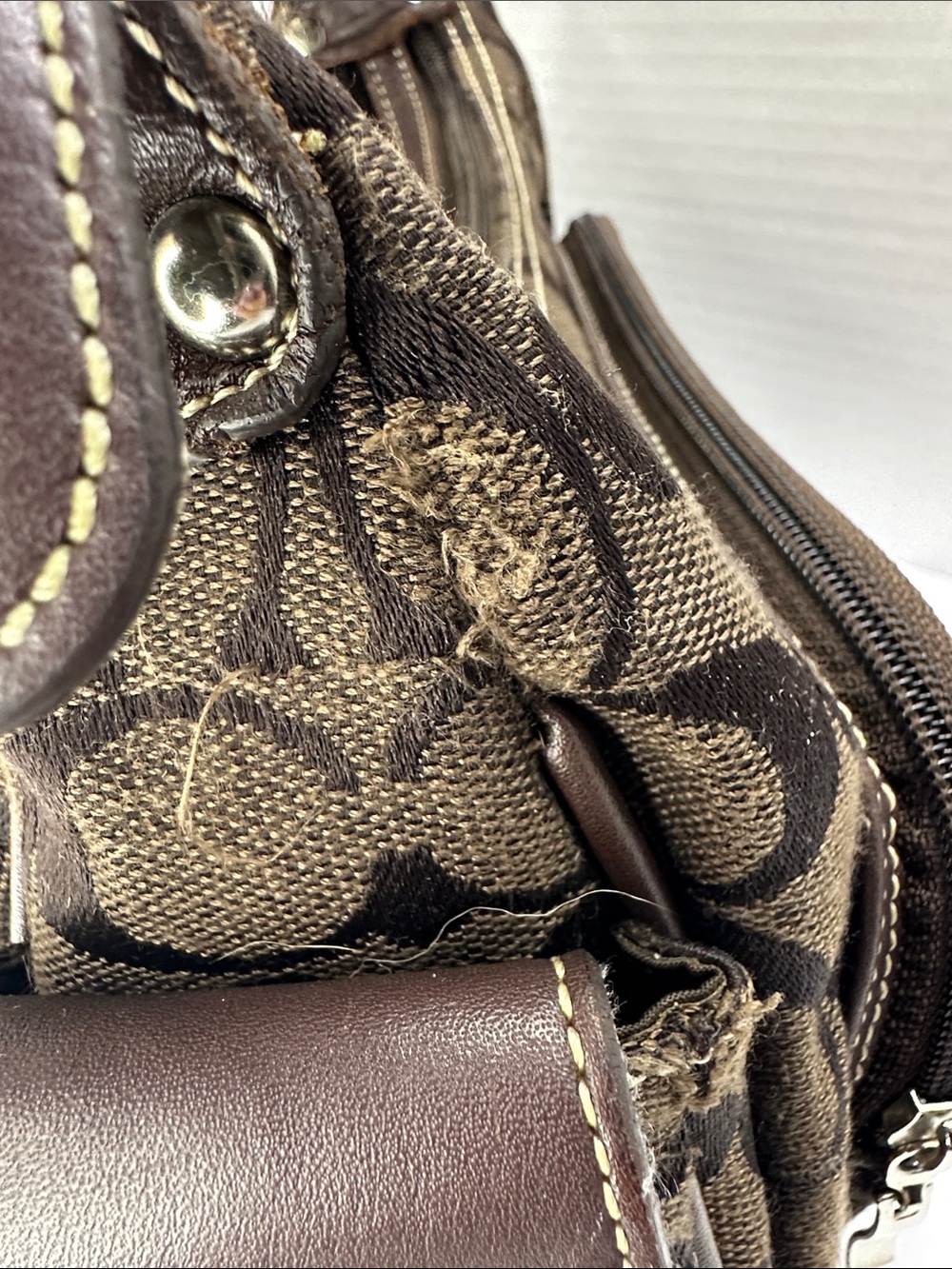 Vintage coach demi hobo - Gem